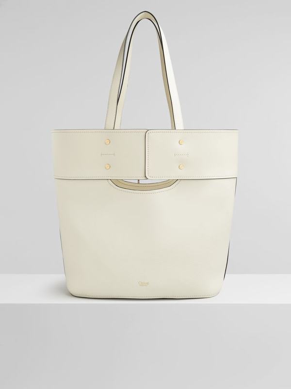 Chloé Tote Mujer Aby Blancas Cuero EDIU35498